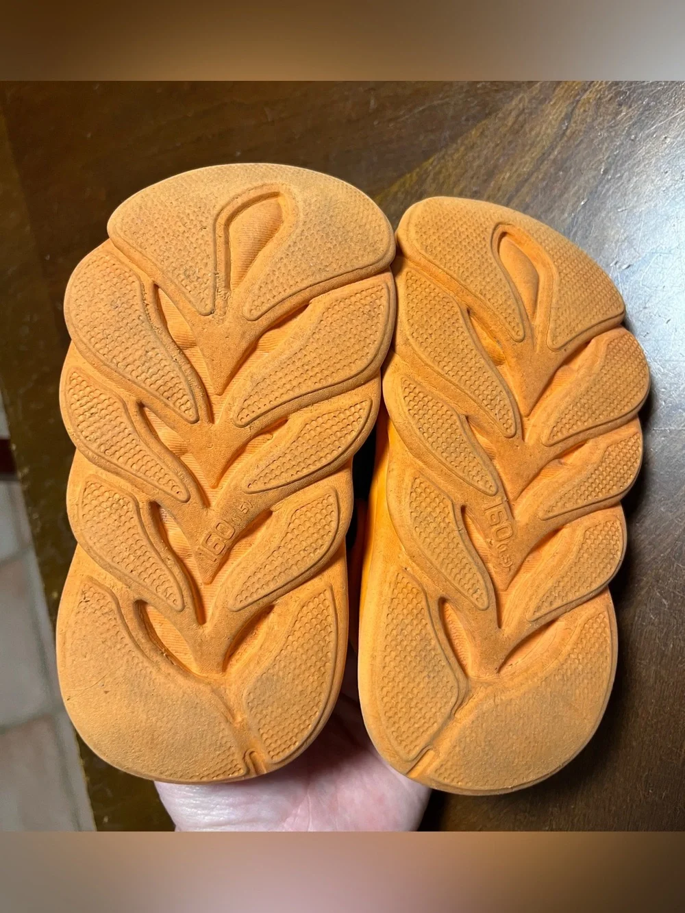 Kids Blue & Orange Clog/Slide Sandals